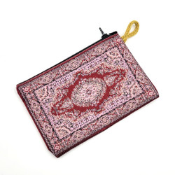 Fair trade turkish rug inspired coin purse from Turkey 