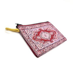 Fair trade turkish rug inspired coin purse from Turkey 