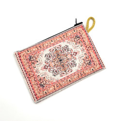 Fair trade turkish rug inspired coin purse from Turkey 