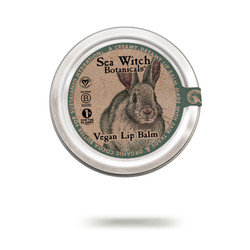 Fair trade organic mint vegan balm in tin from United States