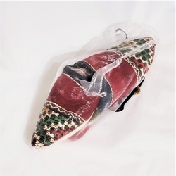 Fair trade recycled kilim rug woven slippers from Morocco