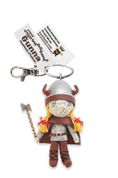 Gunna fair trade string doll keychain from Thailand