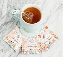 Ethically sourced blood orange smoothie rooibus herbal tea