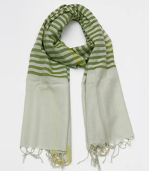 Fair trade organic cotton scarf from India