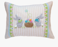 fair trade easter bunny pillow from Armenia