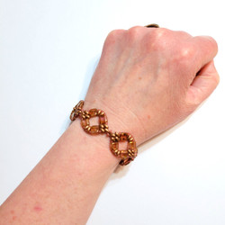 Fair trade beaded circles bracelet from Guatemala
