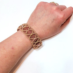 Fair trade hand strung bead bracelet from Guatemala
