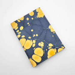 Fair trade hand made marbled unlined paper journal from India