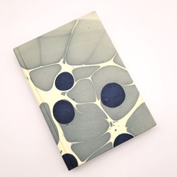 Fair trade hand made marbled unlined paper journal from India