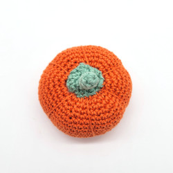Fair trade hand crafted knit wool pumpkin from Chile