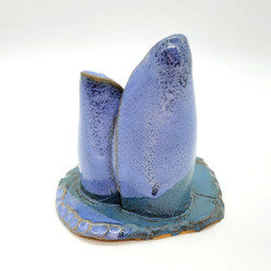 Fair trade white stoneware holy family nativity from Chile