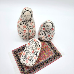 Hand crafted fair trade ceramic Holy Family nativity from Turkey