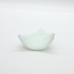 Fair trade fused glass standing tree decoration from Chile