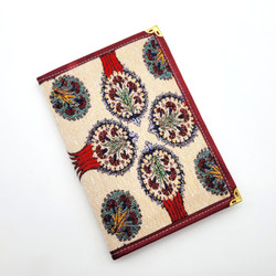 Fair trade Turkish rug inspired lined journal with fabric cover from Turkey