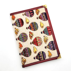 Fair trade Turkish rug inspired lined journal with fabric cover from Turkey