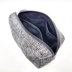 Fair trade woven cotton cosmetic toiletry bag from Nepal