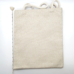 Fair trade woven cotton tapestry style tote bag with double straps and cat design from Turkey