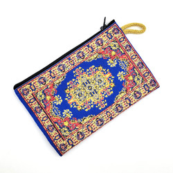 Fair trade turkish rug inspired coin purse from Turkey 