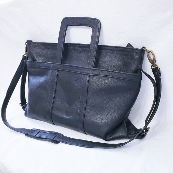 fair trade leather bag