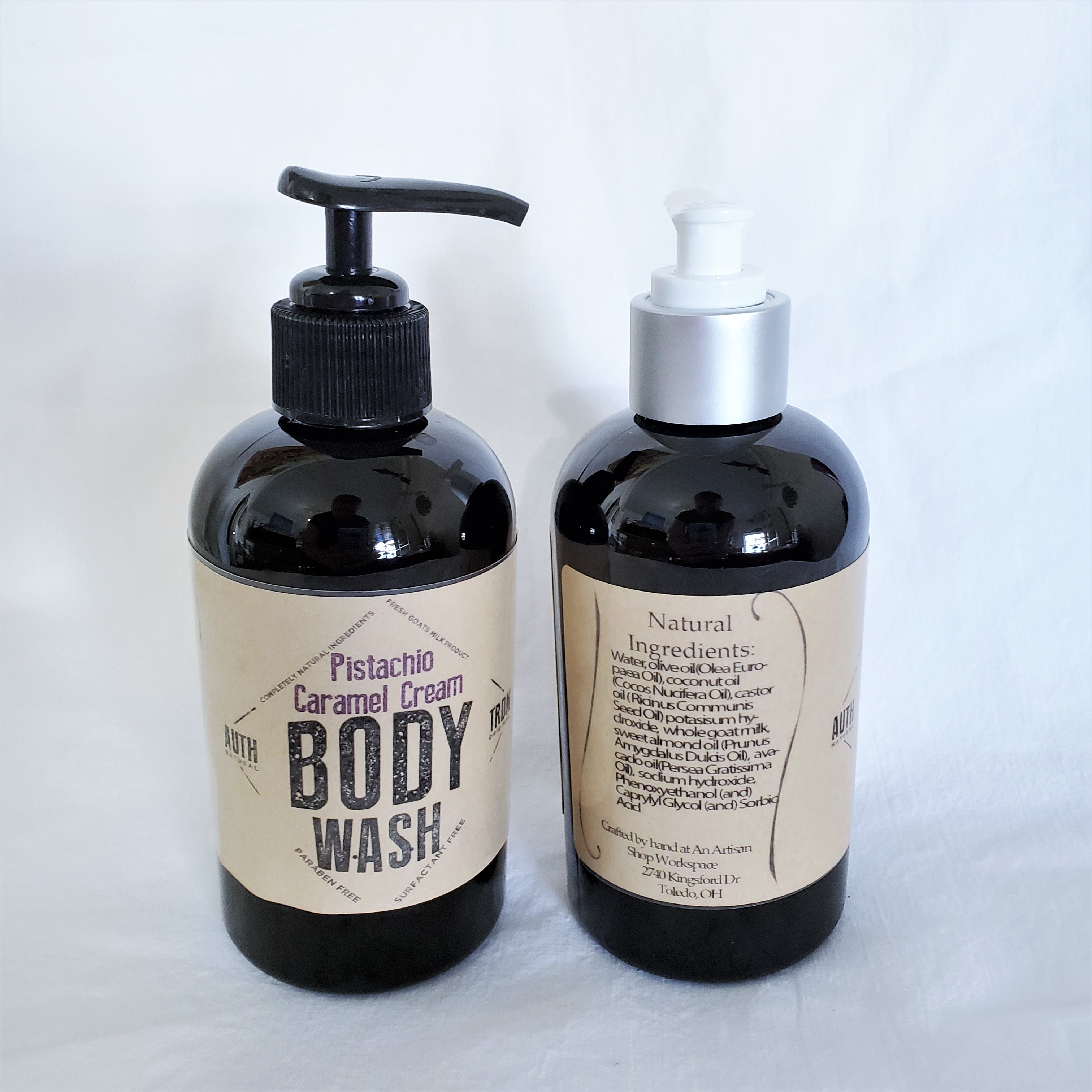 caramel body wash