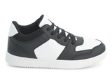 MENS BLK/WHT MIDTOP SNKR