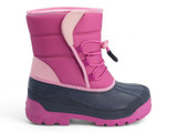 GIRLS PINK/NAVY VELCRO BOOT
