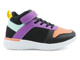 GIRLS BLK/PURP MULTI MITOP SNK