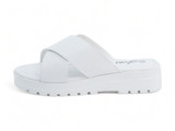 WHITE PU PLATFORM SLIDE