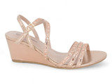 ROSE GOLD SQ GEM WEDGE SNDL