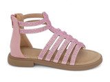 GIRL PNK STONE SANDAL