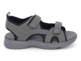 GRAY/BLACK SPORTS SANDALS