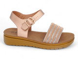 RSGLD BLING SANDAL W BACKSTRAP