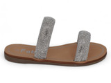 SILVER BLING FLAT SANDAL