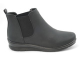 BLK FX SUEDE WW CHELSEA BOOTIE