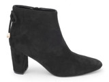 BLK MICRFB POINTED TOE BOOTIE