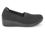 BLK FLYKNIT COMFORT WEDGE