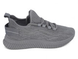 WOMEN GRAY TONAL FLYKNT SLIPON