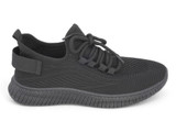 WOMEN BLK TONAL FKYKNT SLIPON