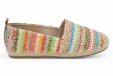 COLORFUL BSK WEAVE ESPADRILLE