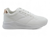 GIRLS TRIPL WHT BUBBLE SNKR