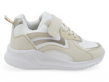 TOD WHTE/GOLD BUBBL SNKR