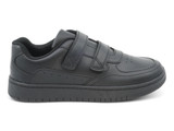 UNISEX BLK DOUBLE VELCRO SNKR