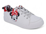GIRLS MINNIE LOWTOP WHT SNKR