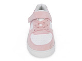 GIRL PINK/WHT COURT SNEAKER