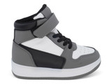 TODD WHT GRY BLK HITOP SNKRS