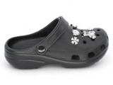 11-3 GIRL BLACK CHARM CLOG