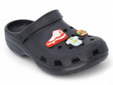 4-6 BIG BOY BLACK CHARM CLOG