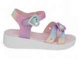 TODD MULTI HEART PLTFM SANDAL