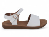 GIRL WHT PU ONE BAND SANDAL