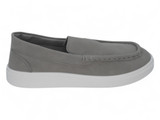 BOYS GRAY NUBUCK LOAFER